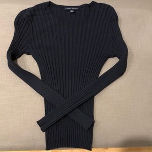 Banana Republic navy shirt.